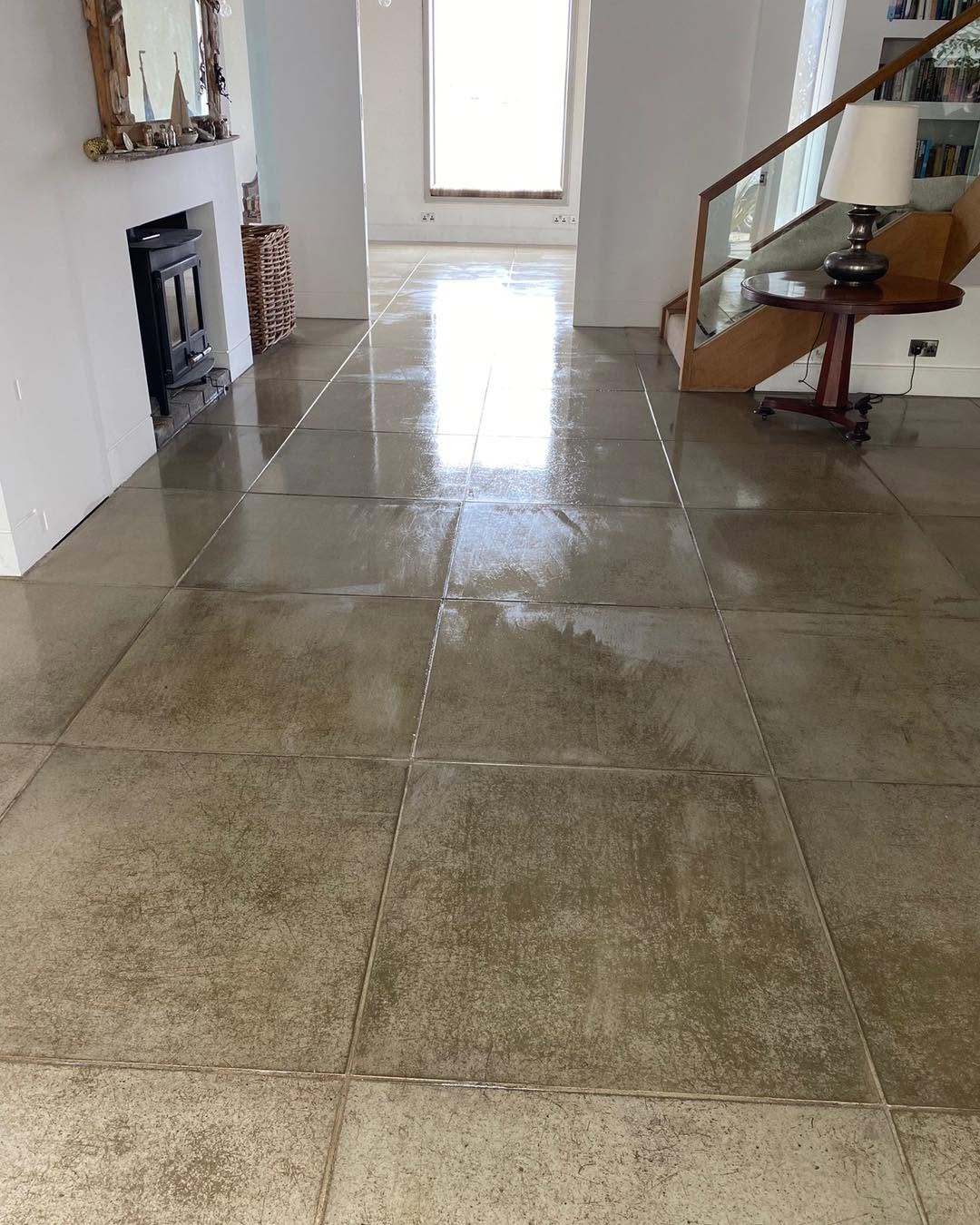 tile cleaning service carried out by clean pro in Galway